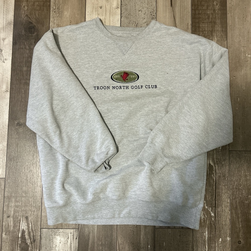 Vintage golf embroidered crewneck